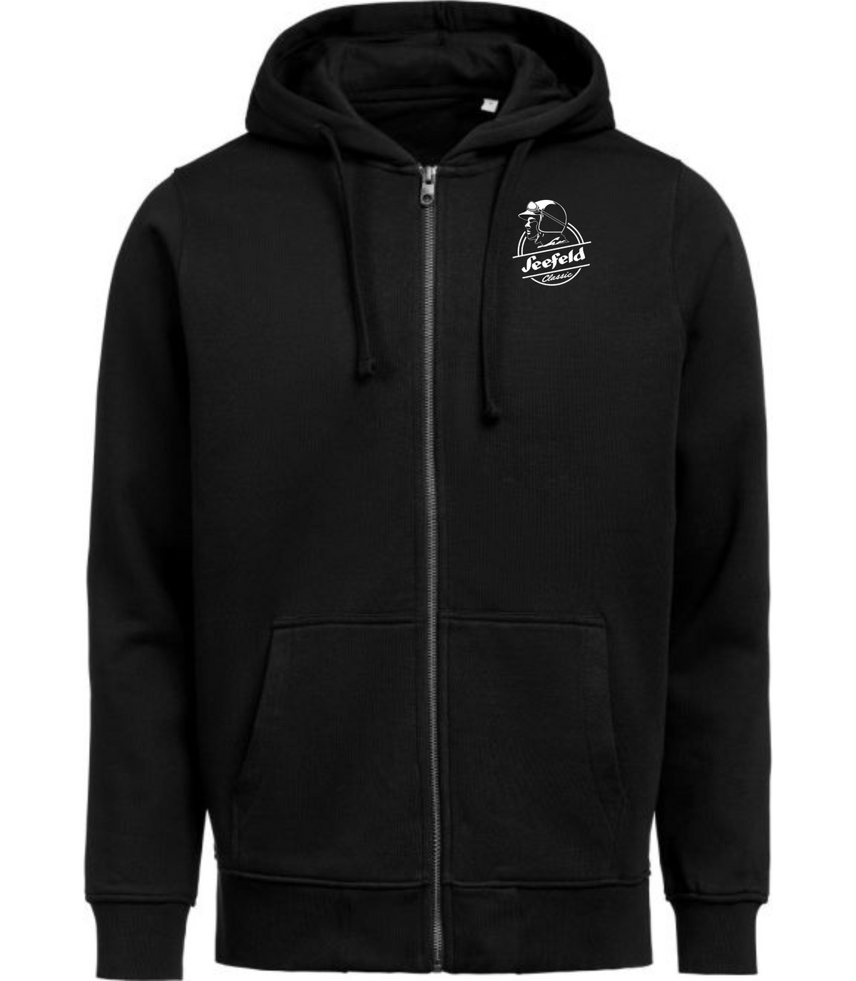 Classic Zip Hood - Schwarz