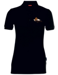Womens Heavy Performance Polo SCHWARZ