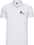 Mens Fitted Stretch Polo WEISS